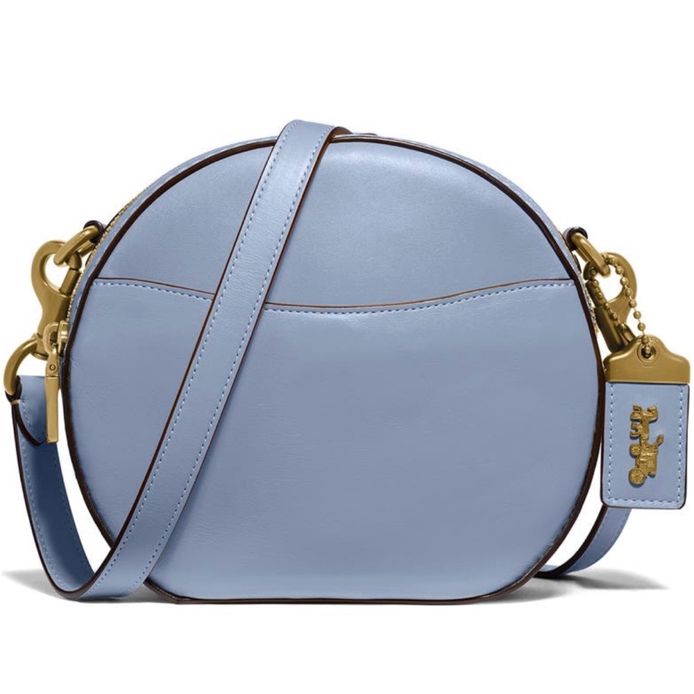 COACH Canteen Glovetanned Smooth Leather in Twilight Blue - Picture 10 of 11